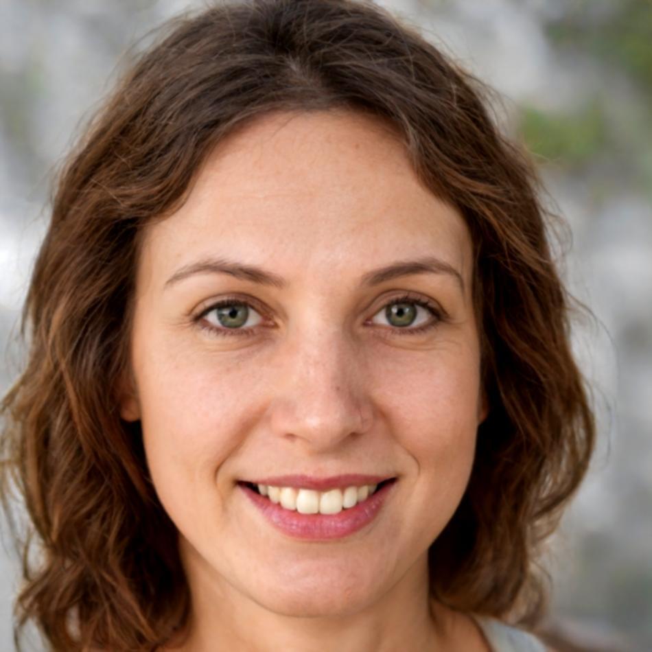 Retrato profesional de instructora especializada en análisis financiero
