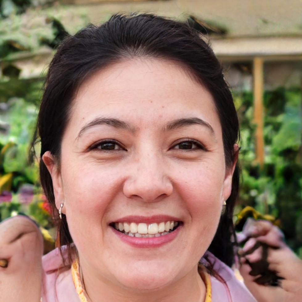 Retrato profesional de instructora especializada en finanzas corporativas